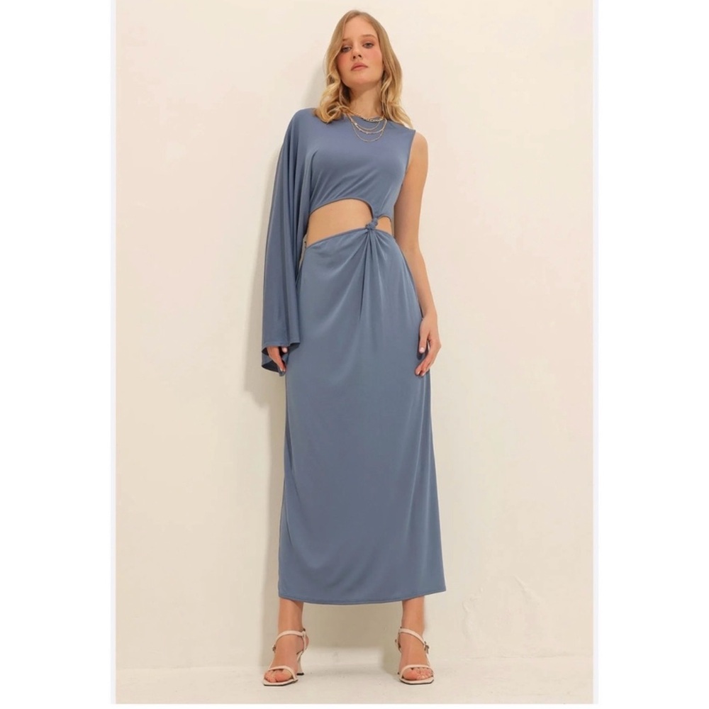 Zara One Sleeve Dress